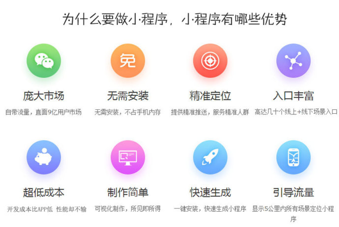 微信小程序优势,开发微信小程序的意义